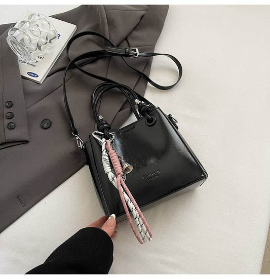 Women's Messenger Bag Fashion Portable One-shoulder Bucket Bag - Mubimart