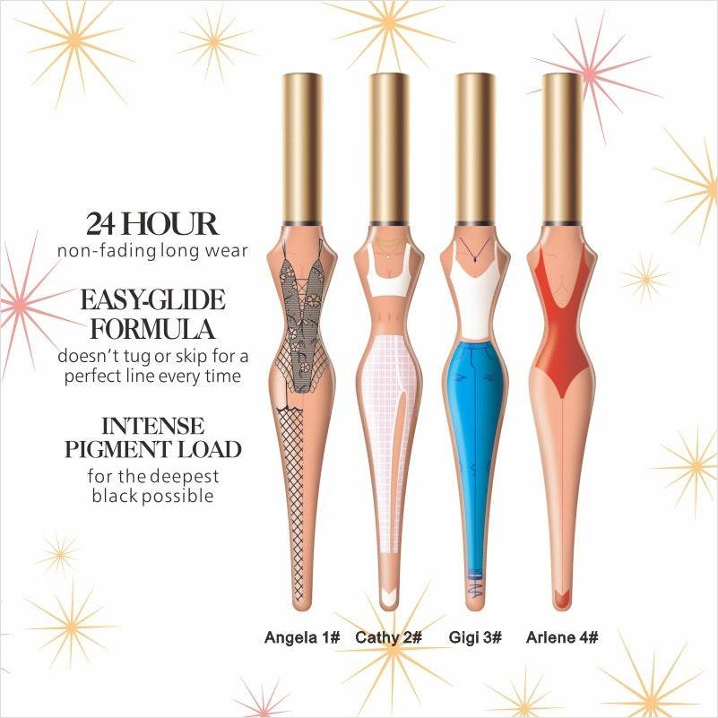 Black Liquid Eyeliner Eyeliner Smooth - Mubimart
