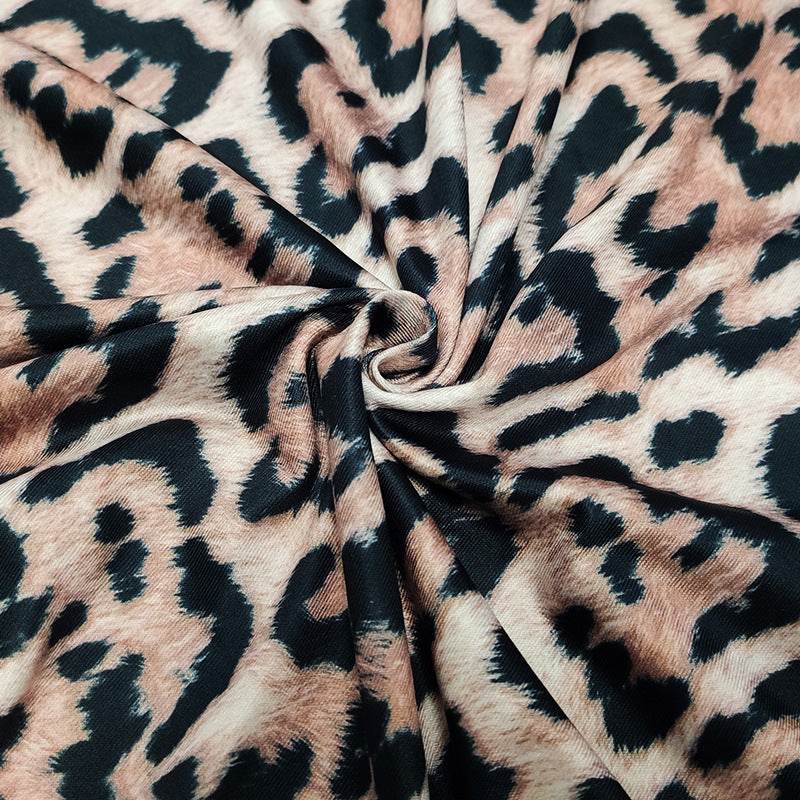 Leopard print camisole dress - Mubimart