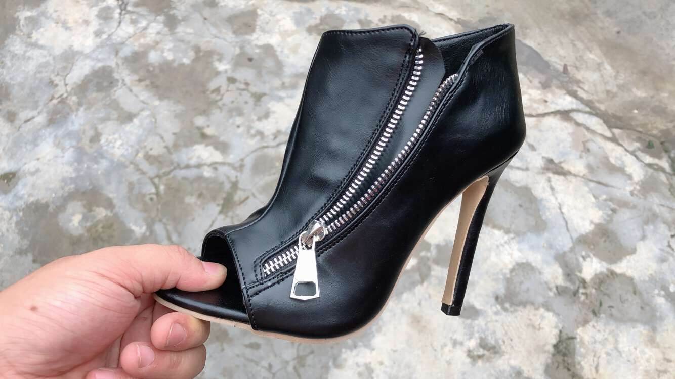 Outside zip booties - Mubimart