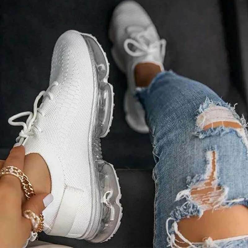 Large mesh breathable casual sneaker - Mubimart