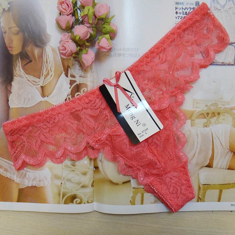 Sexy Lace Ladies Thong - Mubimart