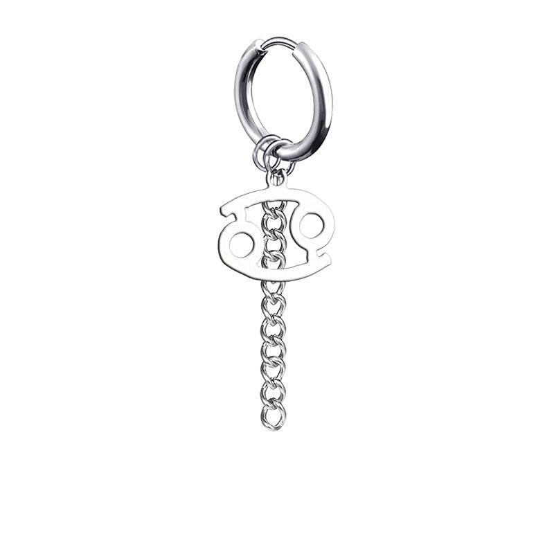 12 constellation earrings for men - Mubimart