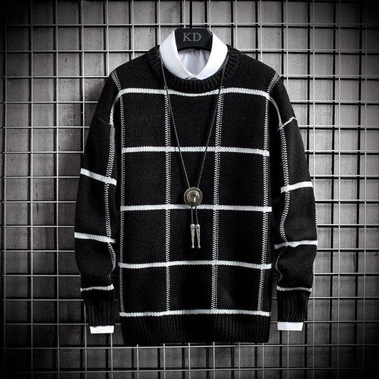 Thickened pullover sweater - Mubimart