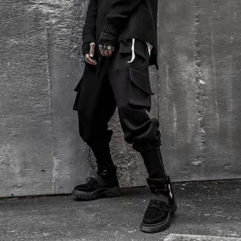 Multi-pocket cargo pants - Mubimart