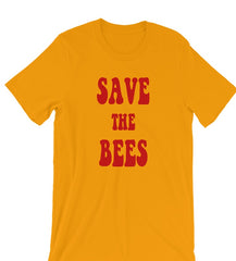 Save the bees funny t shirt women be kind shirt graphic tees - Mubimart -  