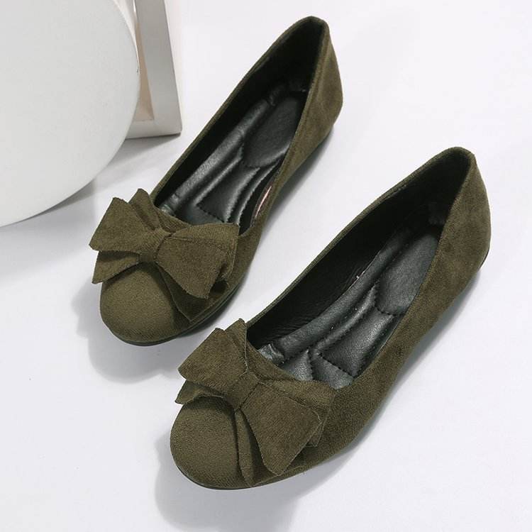 Fashion Bowknot Flats Shoes Casual Round Toe Loafers Cozy Shoes For Women - Mubimart