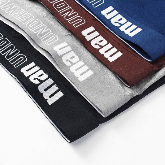 Men's boxer shorts cotton boxer briefs - Mubimart