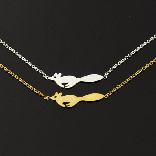 Running Fox Charm Bracelet - Mubimart