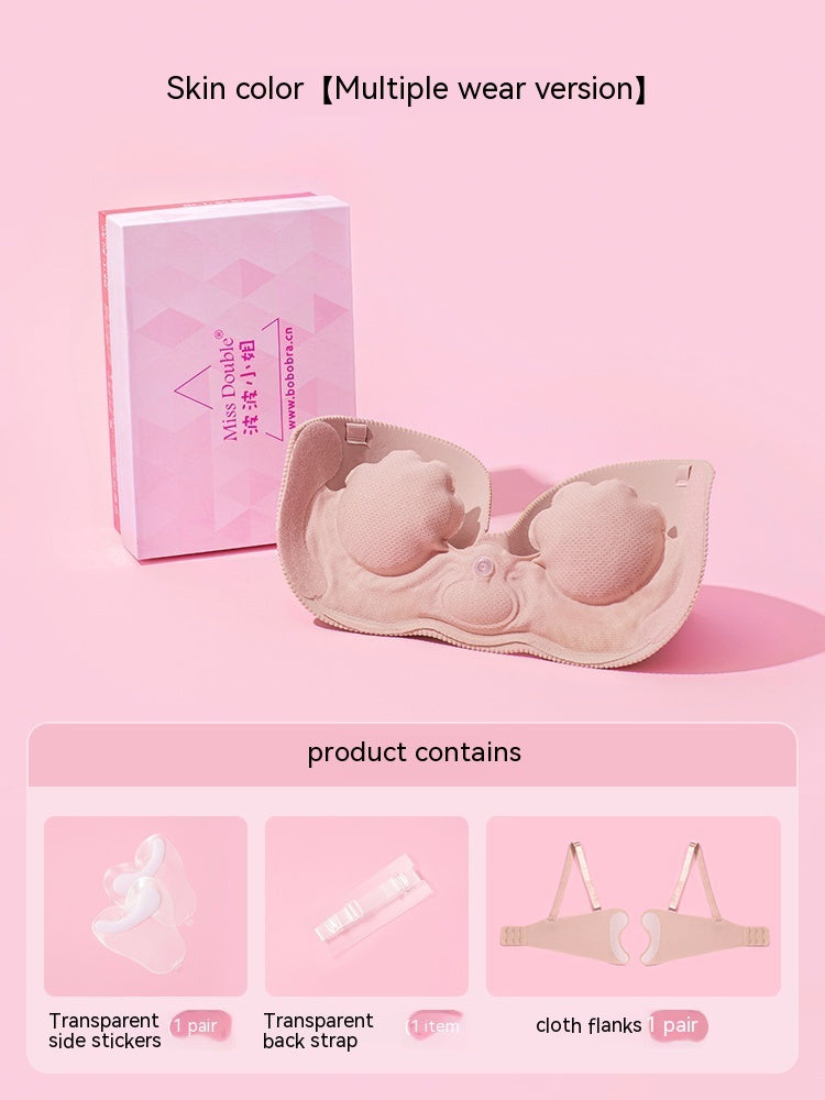 Inflatable Invisible Nude Bra Non-slip Push Up Bra - Mubimart -  