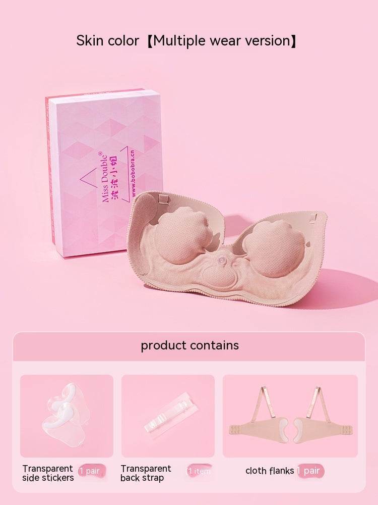 Inflatable Invisible Nude Bra Non-slip Push Up Bra - Mubimart