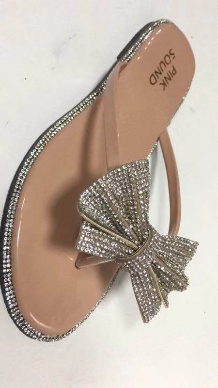 Diamond flat sandals - Mubimart