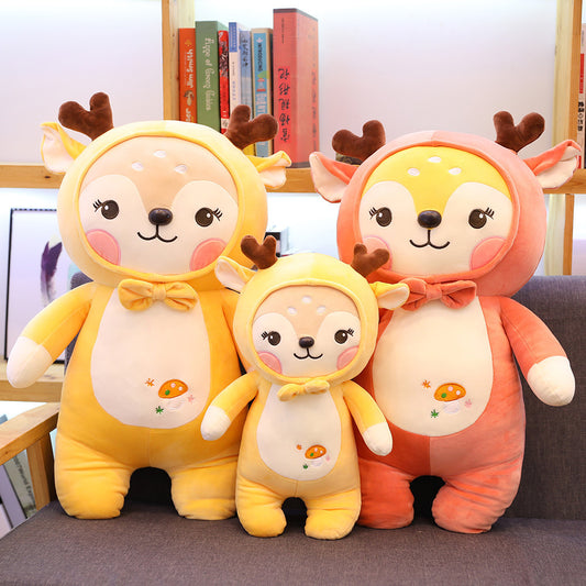 Fawn Throw Pillow Plush Toy