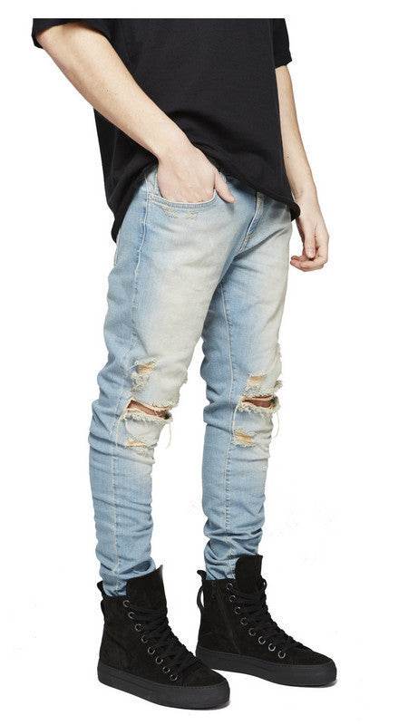 Men's ripped jeans - Mubimart
