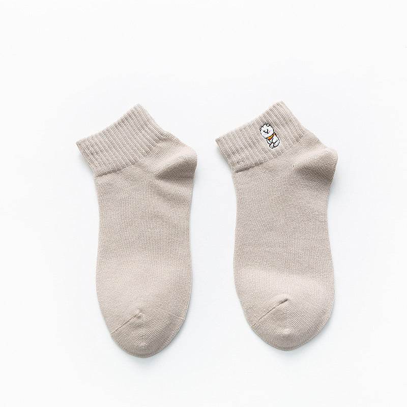 Low waist socks invisible boat socks - Mubimart