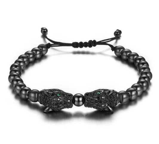 Men Bracelet Gold Beads - Mubimart