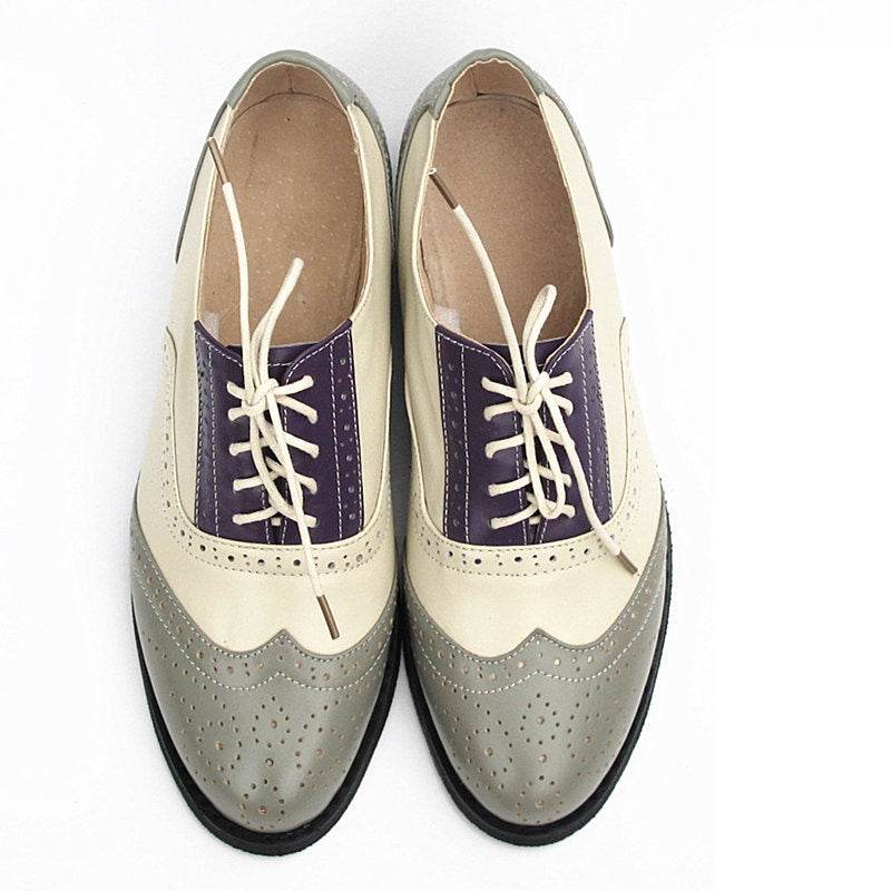 Women's spring Oxford shoes - Mubimart