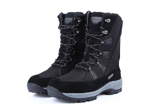 Women's Outdoor Mid-calf Length Thermal Snow Boots - Mubimart