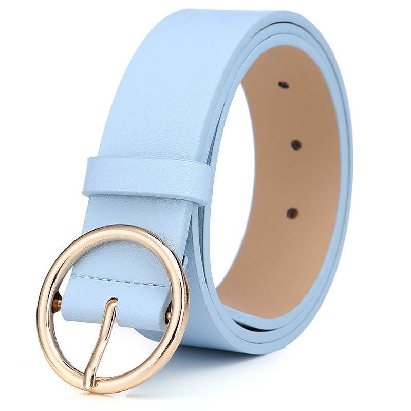 Round belt personalized Korean belt - Mubimart