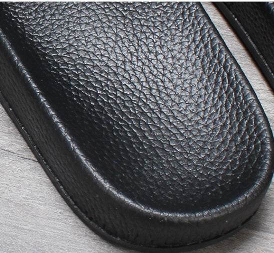 Leather slipper - Mubimart