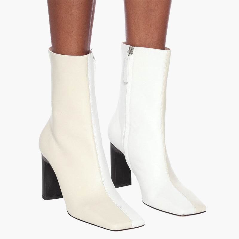 Square toe boots - Mubimart