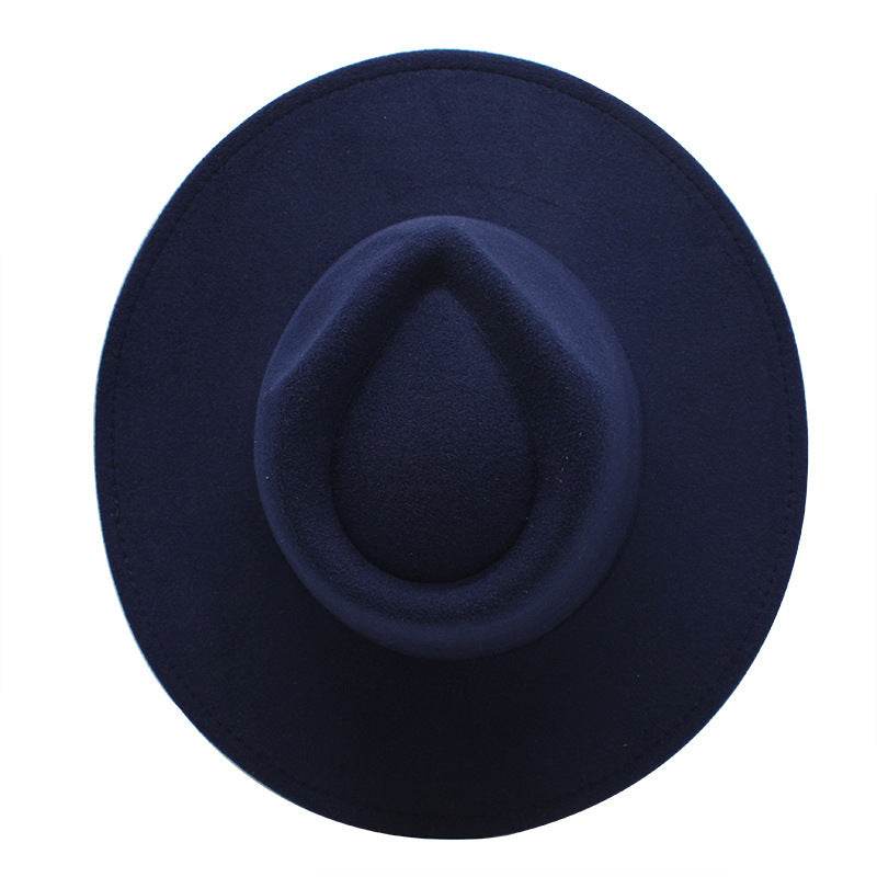 New Woolen Casual Fedora Hat - Mubimart