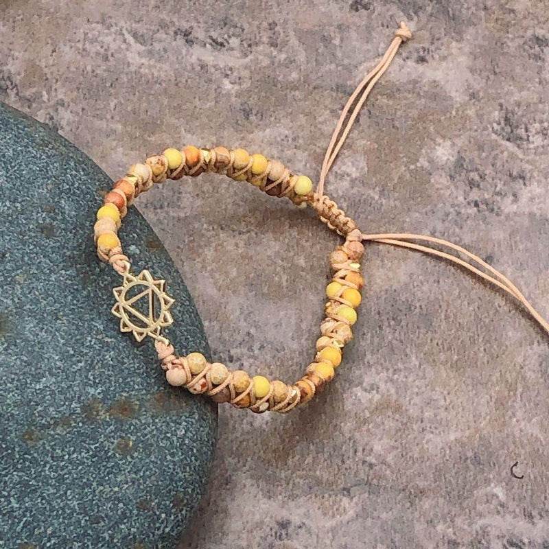Natural Stone Tree Of Life Charm Bracelet Women - Mubimart