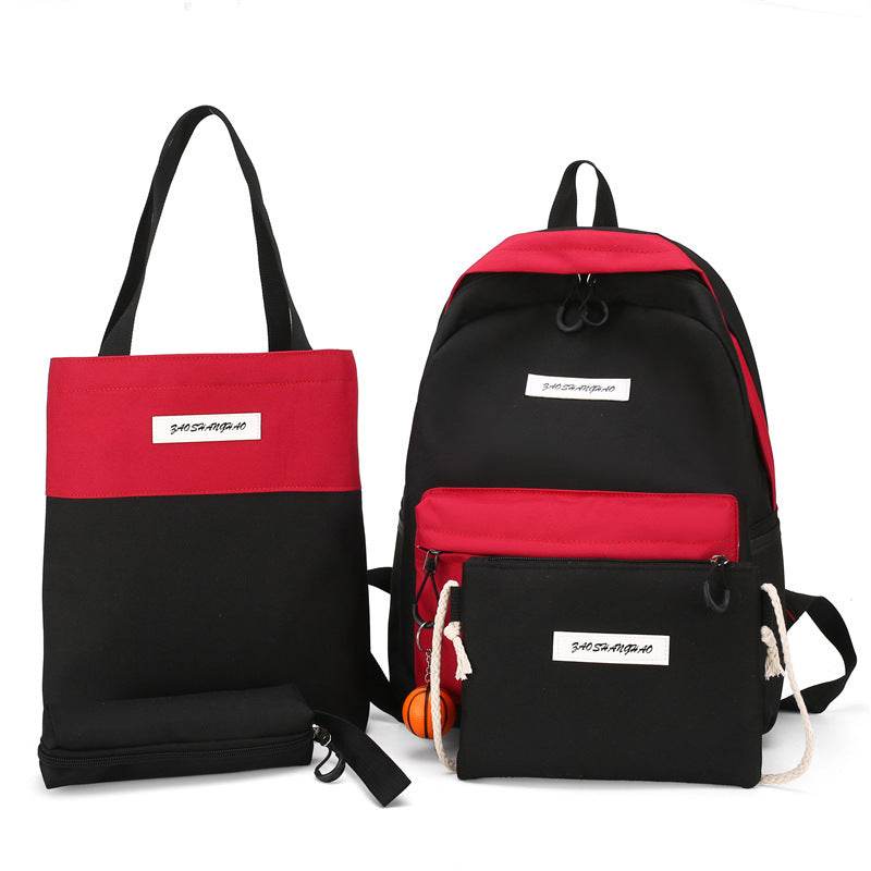 4-piece backpack backpack - Mubimart