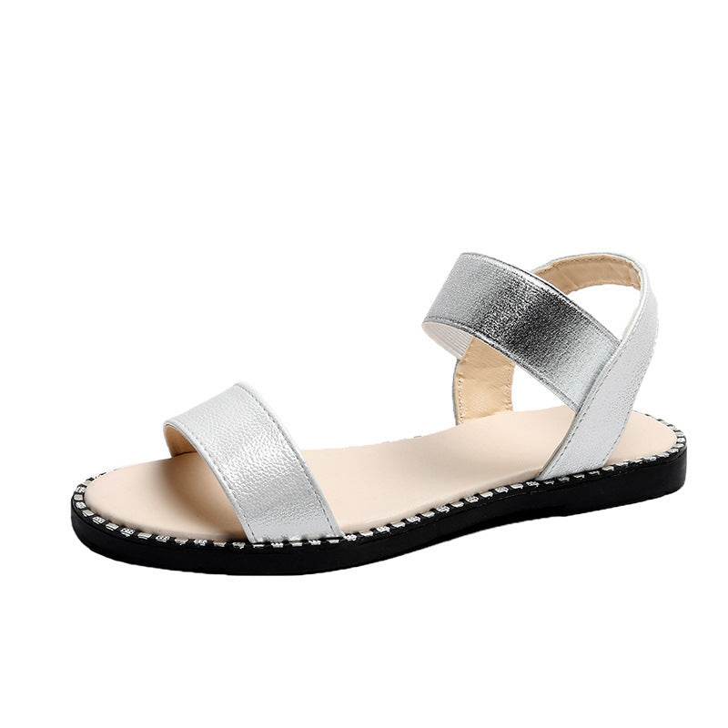 Flat heel sandals women flat non-slip sandals - Mubimart