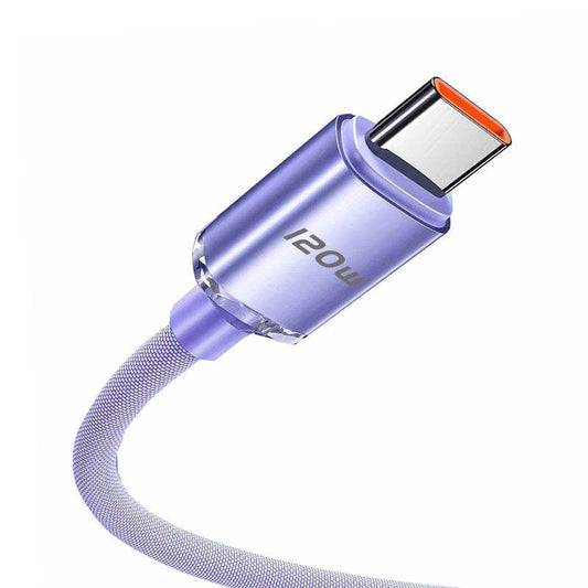 120W Data Cable Type-C Mobile Phone Charging Cable - Mubimart