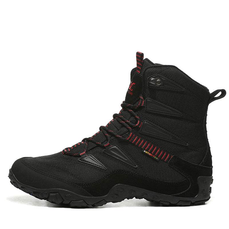 Outdoor snow boots waterproof non-slip hiking boots - Mubimart