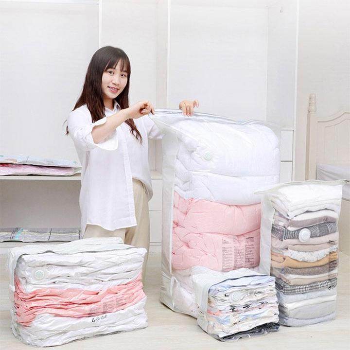 Storage thick vacuum compression bag Packaging quilt clothing storage finishing bag - Mubimart