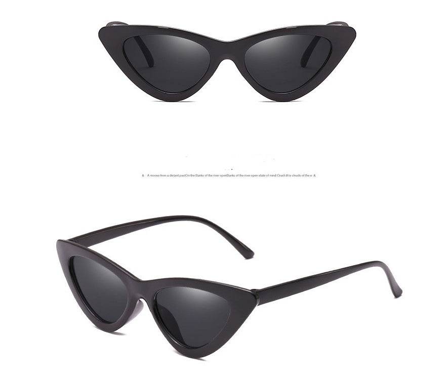 Trendy Triangle Cat Eye Sunglasses European And American Street Couple Style - Mubimart