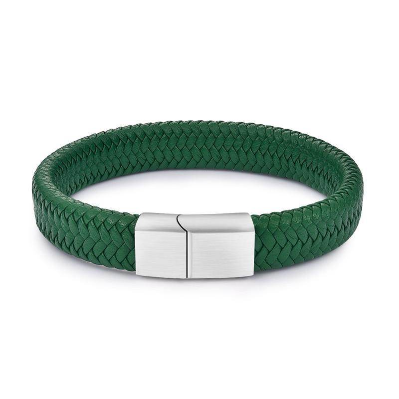 Classic Men Leather Bracelets - Mubimart