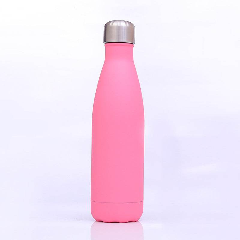 Coke Bottle Stainless Steel Vacuum Flask Bowling Cup Sports Bottle - Mubimart