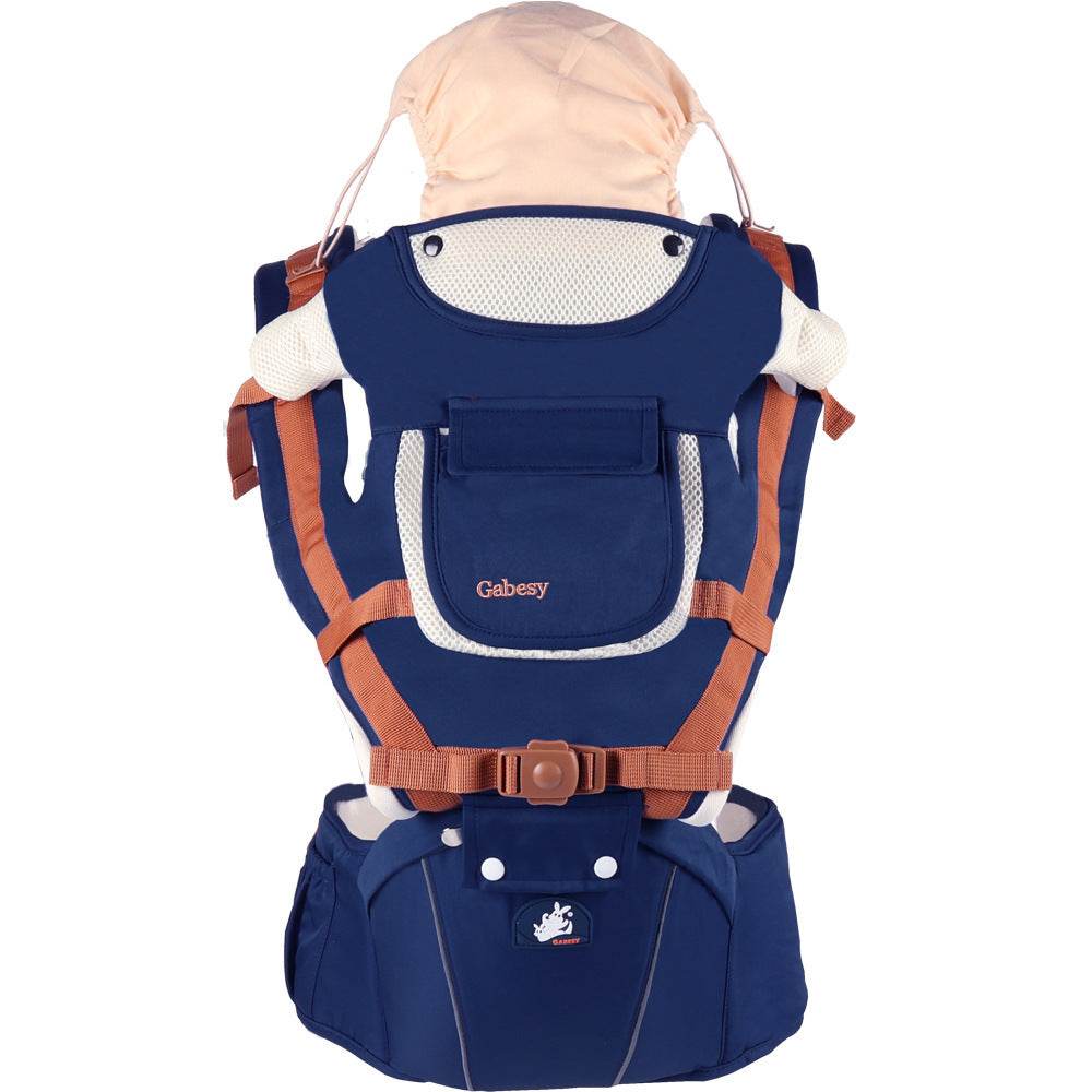 Multifunctional breathable baby carrier ergonomic baby slingshot adjustable belt newborn baby travel strap mother waist back stool - Mubimart
