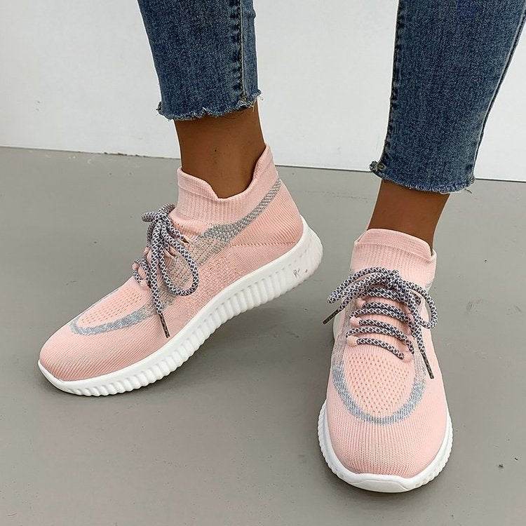 Breathable casual sports shoes women - Mubimart
