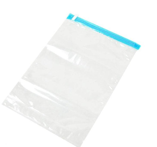 1 pc Hand Rolling Compression Vacuum Bag Border Foldable Compressed Home Clothes Plastic Storage Bag Space Saving Seal Bags - Mubimart