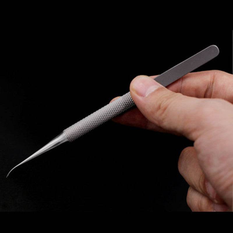 Flying Line Tweezers Titanium Alloy 0.15mm Fine Tip Tweezers - Mubimart