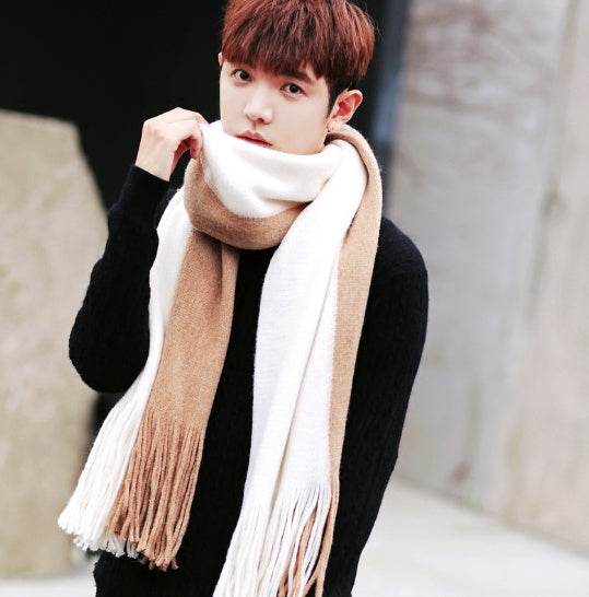 Men Scarves Can Match Colors Fashion - Mubimart