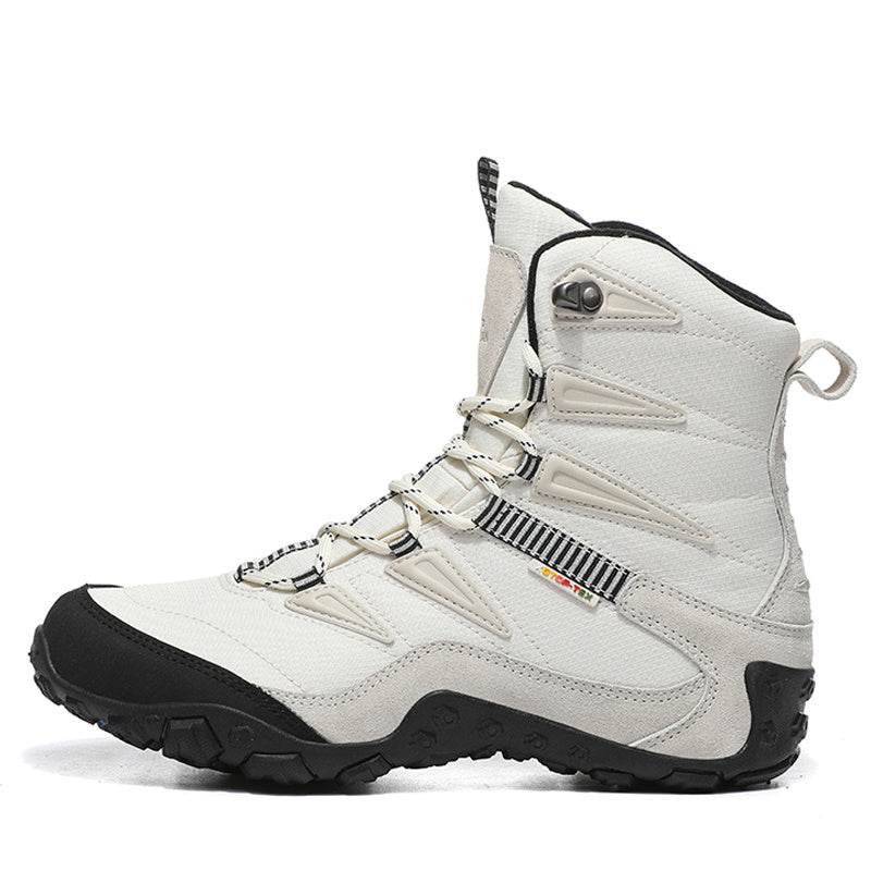 Outdoor snow boots waterproof non-slip hiking boots - Mubimart