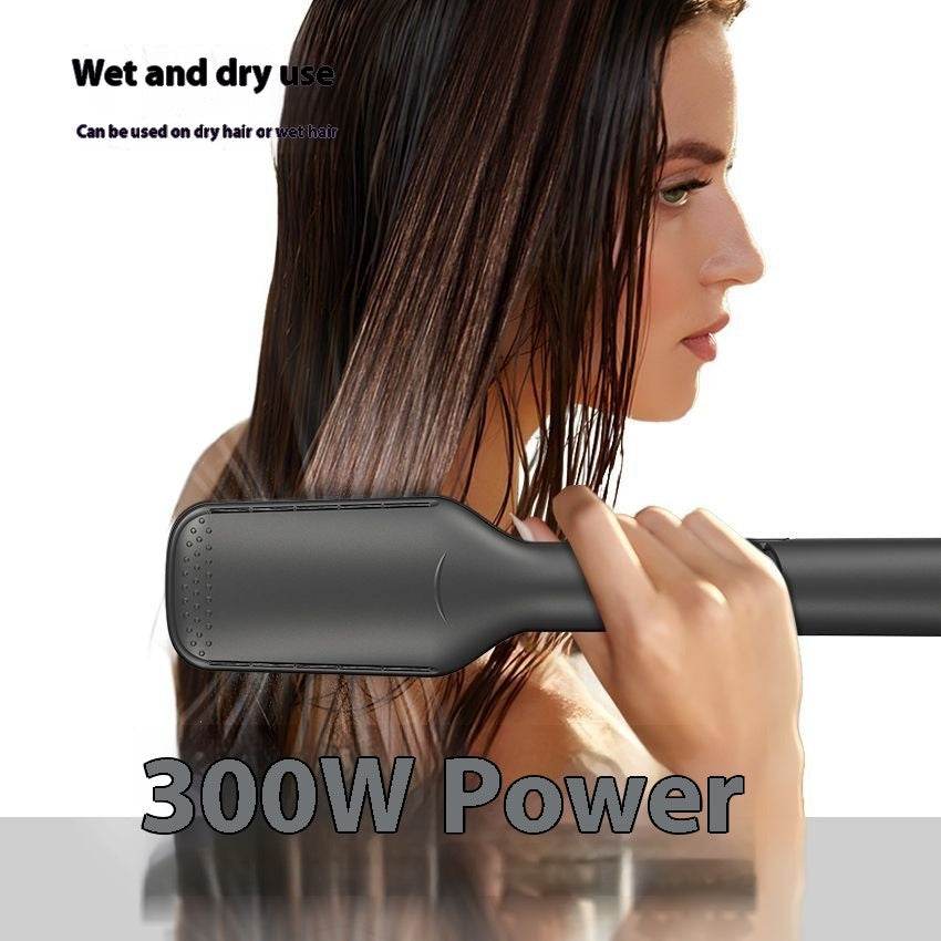 Hair Dryer Hair Straightener Two-in-one Multi-functional Wet And Dry Dual-use Electric Hair Straightener - Mubimart