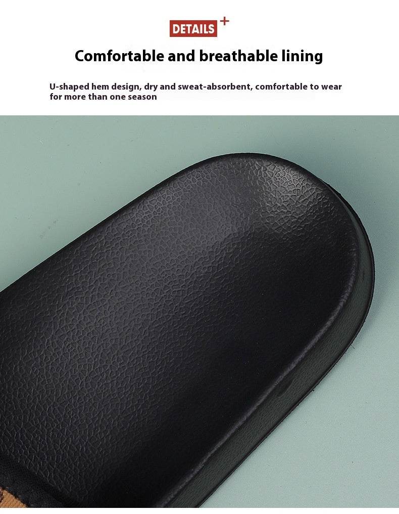 Cross-border Slippers Summer Outdoor Wear Niche High-grade Velcro Non-slip Beach Flip-flops Men - Mubimart