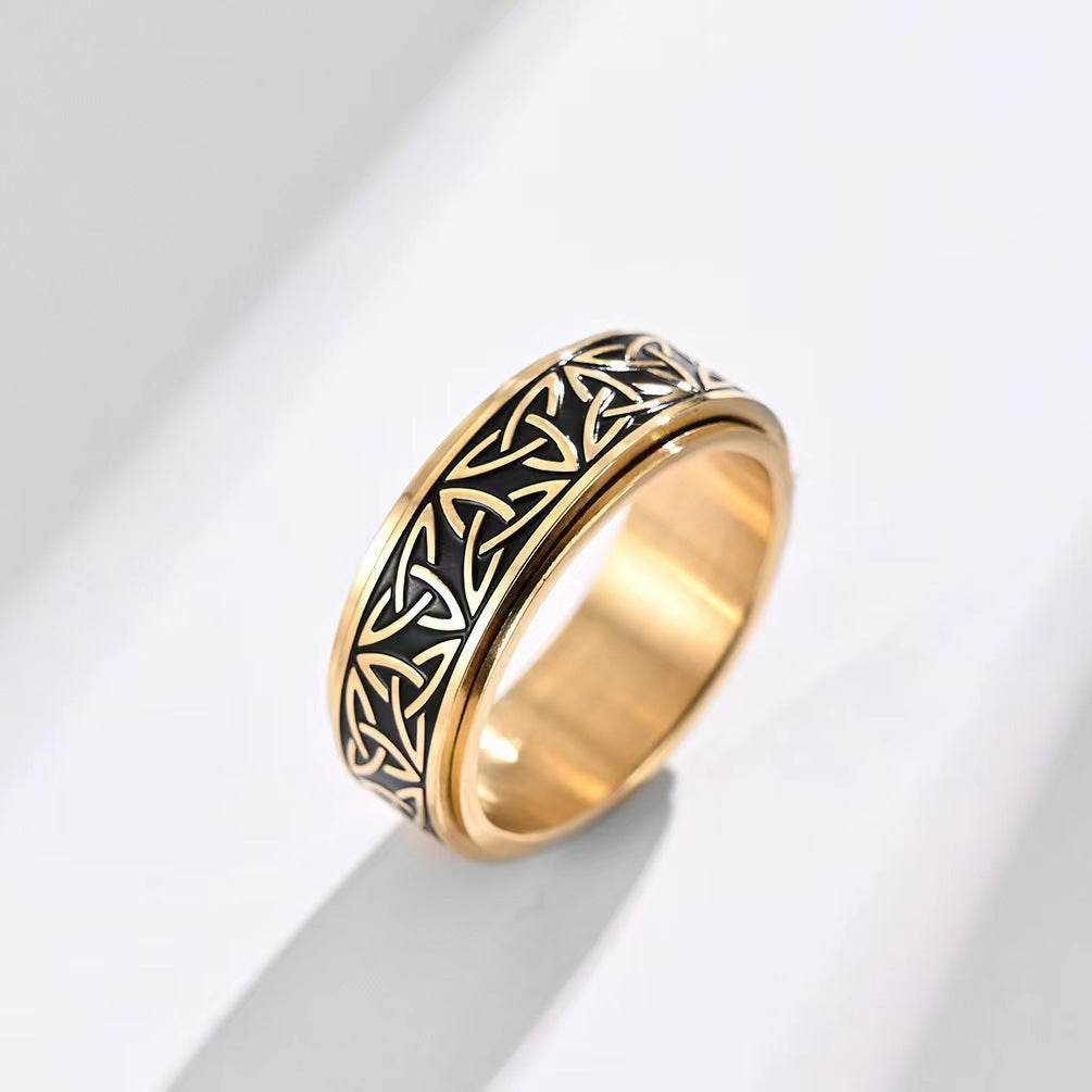 Hot Titanium Steel Ring For Men - Mubimart