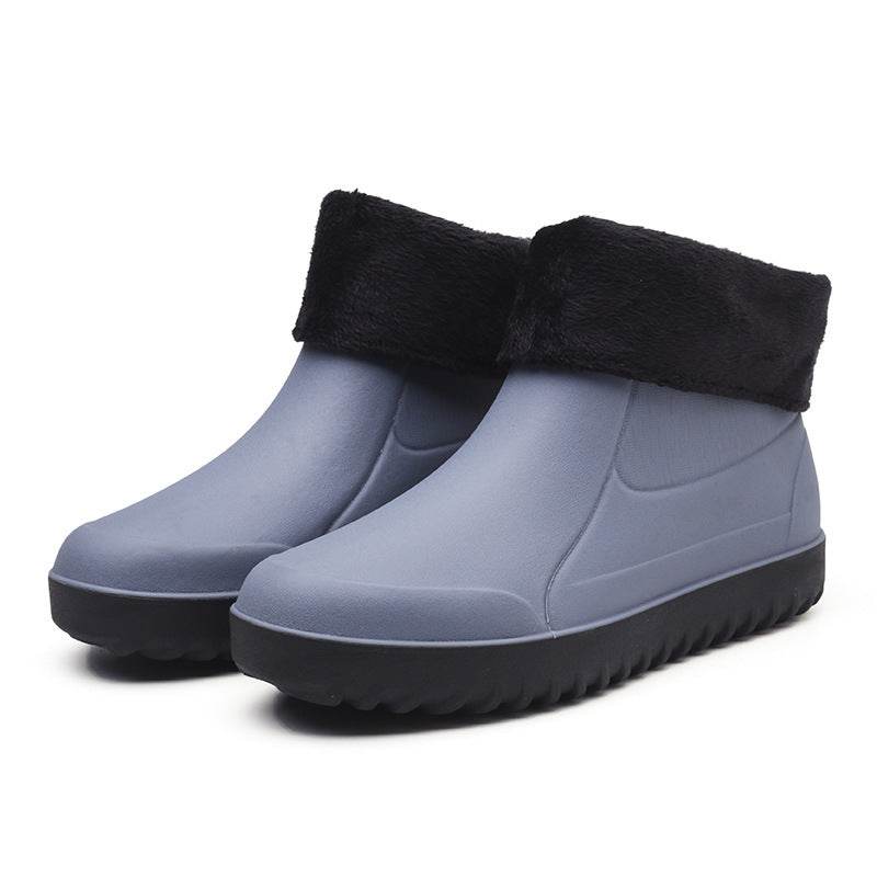 Men's Non-slip Waterproof Fashion Rain Boots - Mubimart
