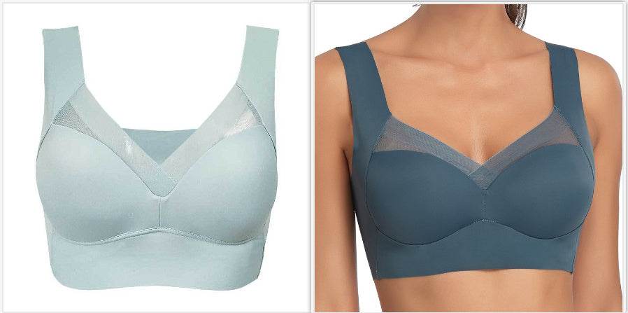 Plus Size Thin Bra Accessory Breast Push Up Bra - Mubimart