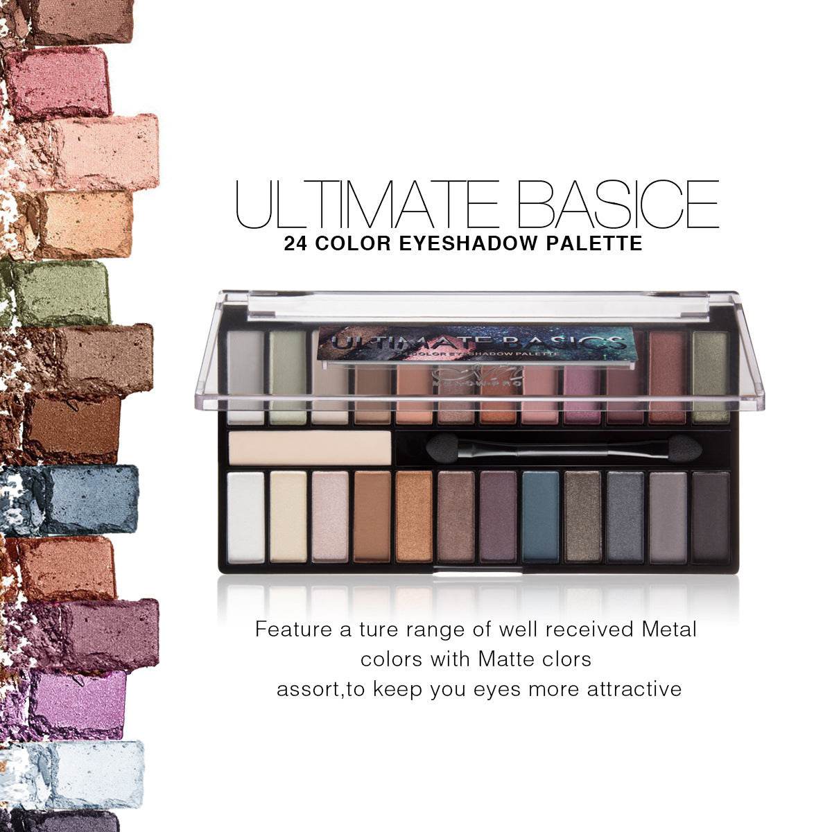 24-color primer matte pearl eye shadow - Mubimart