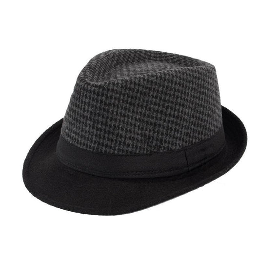 Fedora Hat Jazz Style Bowler Hat for men 58cm - Mubimart
