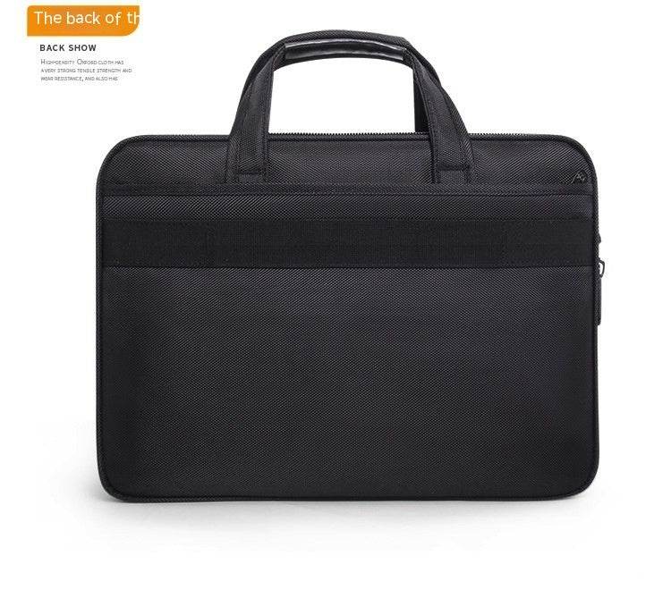 Men's Waterproof Oxford Large Capacity Briefcase - Mubimart
