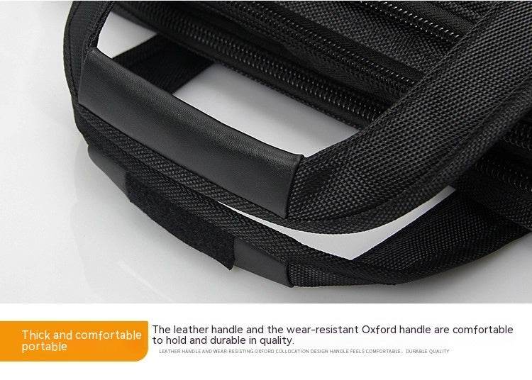 Men's Waterproof Oxford Large Capacity Briefcase - Mubimart
